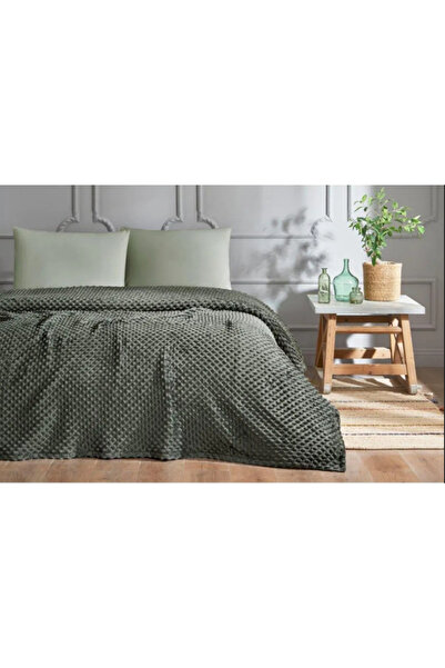 Özdilek Haki Tek Kişilik Çantalı Tomurcuk Battaniye 150 x 200