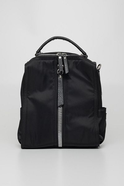 Jacquline IM349-2 PARACHUTE FABRIC ZIPPER DETAILED BACKPACK WOMEN