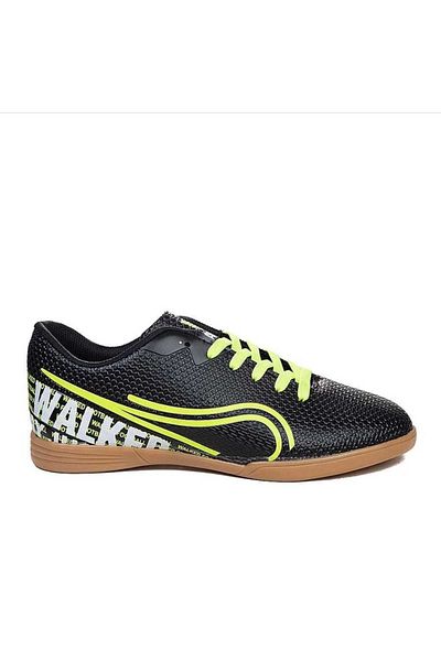 BAYRAMOĞLU KUNDURA Byk 290 Pantofi de futsal unisex, negru, galben, cu talpă din cauciuc
