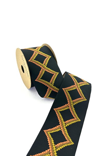 FANTASTIC BORDERS БАГАТОКОЛЬОРОВИЙ ТКАНИЙ ШИРОКИЙ ПОРТЮР / АКСЕСУАР (ШИРИНА 7...