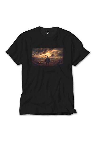 Z zepplin II. Tricou negru Soldat Război Mondial