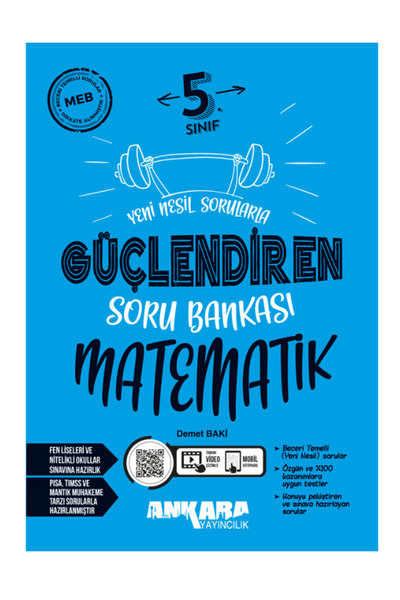 Ankara Yayınevi 5.SINIF GÜÇLENDİREN MATEMATİK SORU BANKASI-ANKARA YAYINLARI