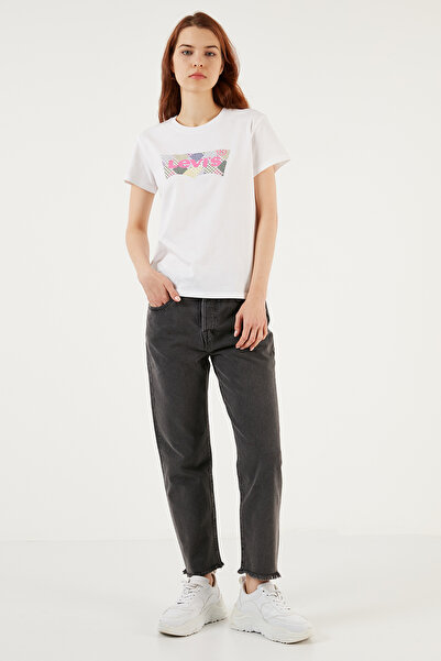 Levi's 501 Cotton Regular Fit Cropped Jeans JEANS A7739