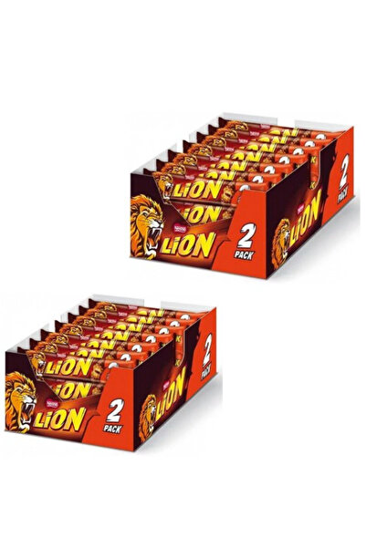 Nestle 1 Paket 18 Adet Hediye Lion Çikolata Sütlü Çikolata Kaplı Gofret 60 G ( 36 Adet )