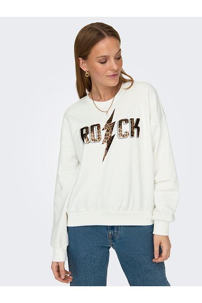 ONLY ONLRUNA L/S O-NECK BOX CC SWT