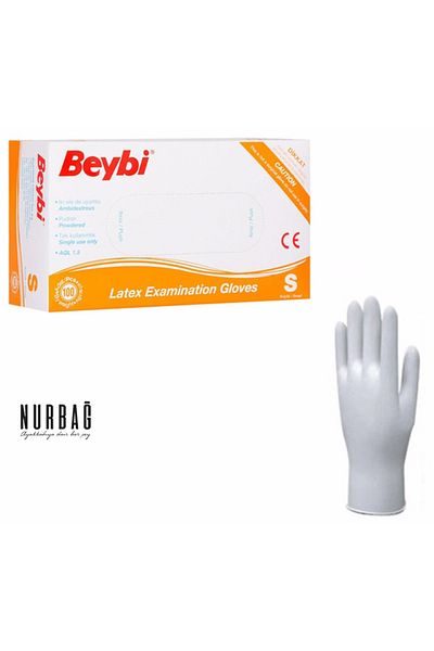NURBAĞ DOKUMA Beybi Doctor Gloves Powdered 100 Pack TI8752