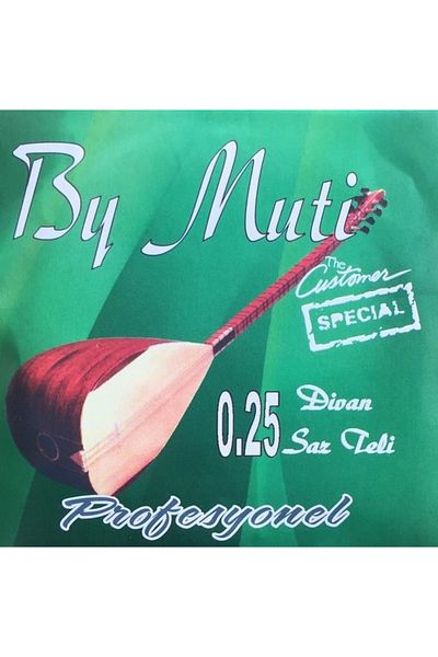 BY MUTİ От Muti Mt-25 Divan Teli 0,25 White Bam Bamlı