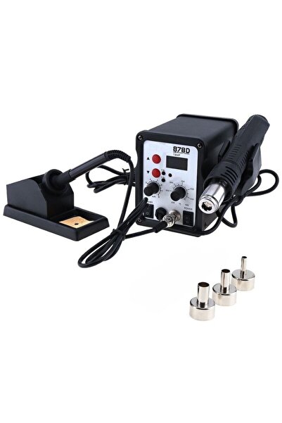 Genel Markalar 878D 2in1 Sıcak Hava Üflemeli Havya Lehimle İstasyonu