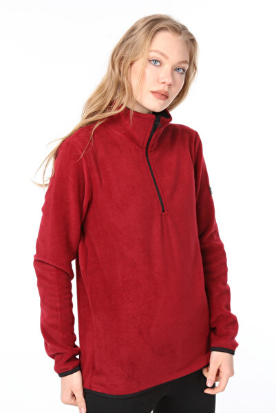 Vio Belle Women's Half Zipper Fleece Jacket