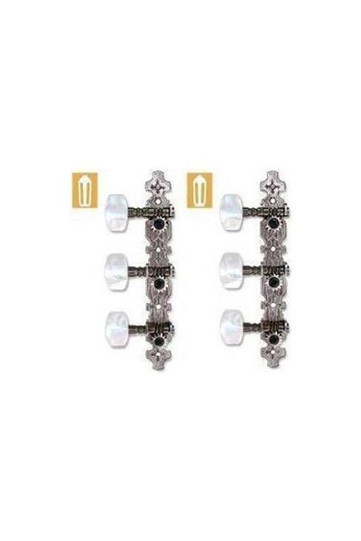 VALENCIA Vcmh0150cr Σετ τσιμπίδας κλασικής κιθάρας Chrome