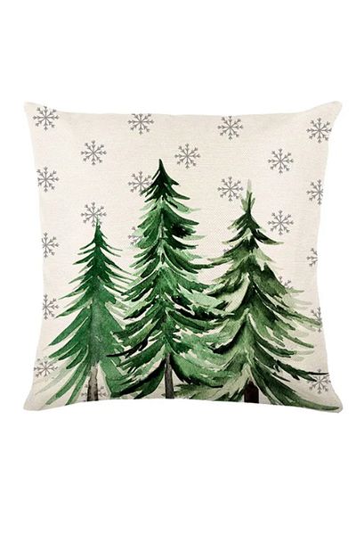 tarzınısec Pernă decorativă cu fermoar cu tema de Anul Nou (45*45CM) Model26