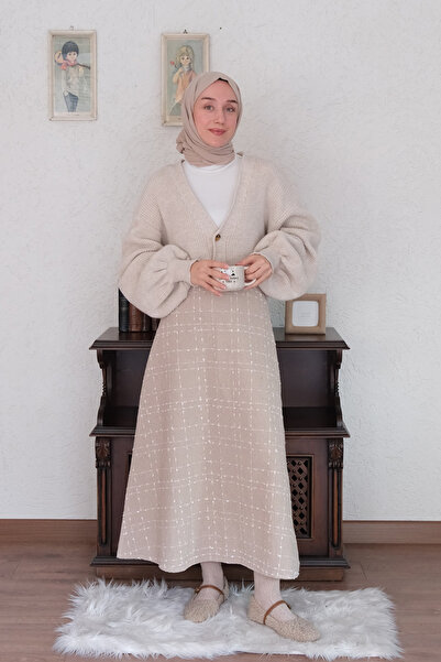 Ceylan Otantik Tweed Skirt