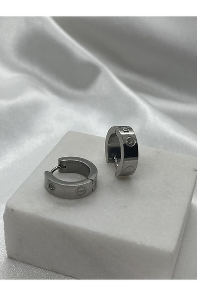 Yıldız Accessory Steel Earrings (with Gold and Silver Color Option)