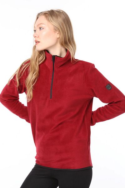 Vio Belle Women's Half Zipper Fleece Jacket