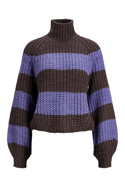 JJXX Tricotat înalt KELVY CHUNKY STRIPE pentru femei 12213690