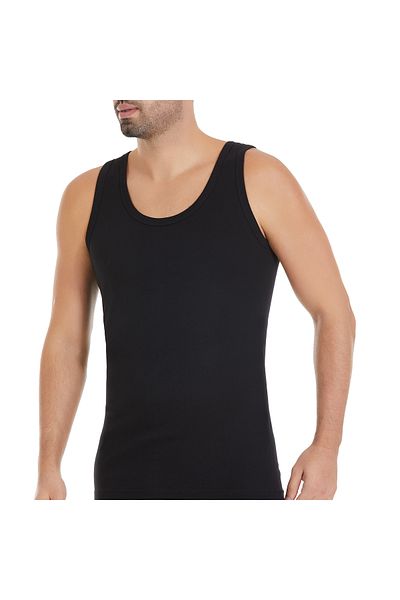 Yıldız Çamaşır YILDIZ 3-Piece Men's Strappy Ribbed Undershirt Q04