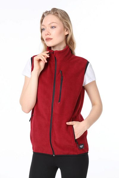 Vio Belle Women's Multi-Pocket Outdoor Fleece Vest