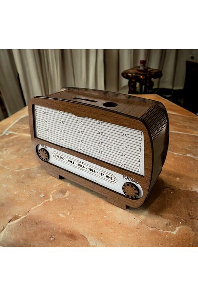 kalides Retro Radio Piggy Bank