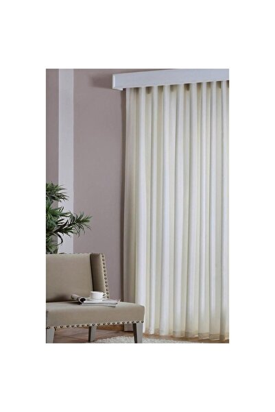 ervin Satin Sunshade Curtain Ecru First Quality Pleat Free Plain Sewing