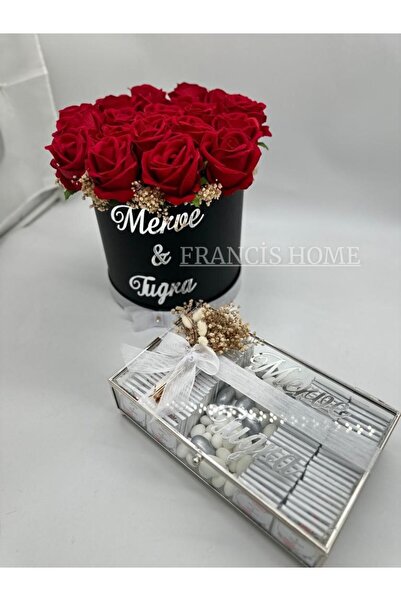 FRANCİS HOME Kız Isteme Çikolatası, Söz Çikolatası, Nişan Çikolatası Isteme Ç...