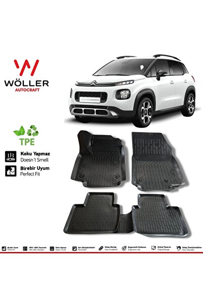 wöller C3 Aircross Paspas 2017 Sonrası 3d Havuzlu Wöller Paspas