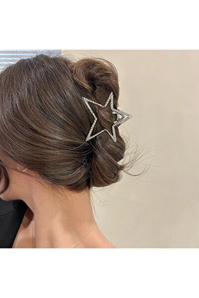 AYMETA Жіноча зірка модель високої якості, не темніє, 6 см, металева застібка