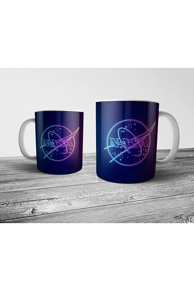 Pixxa NASA - American Aviation and Space Agency Mug Cup Model 3