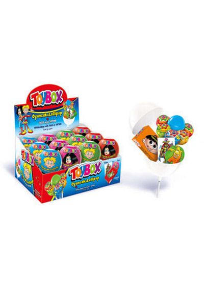 Toybox (3 قطع) مصاصات مملوءة بالعلكة تشوبا تشوبس 12 جم