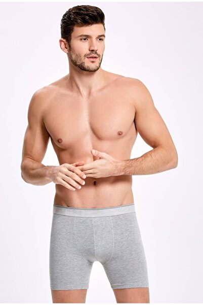 İLKE İÇ GİYİM Boxeri lungi pentru bărbați din Lycra 10 buc