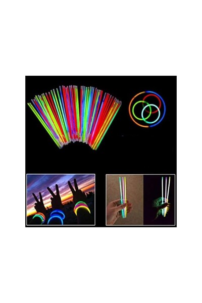 Bundeba Fosforlu Işık Veren kırılan çubuk Parti Çubukları 15 Adet