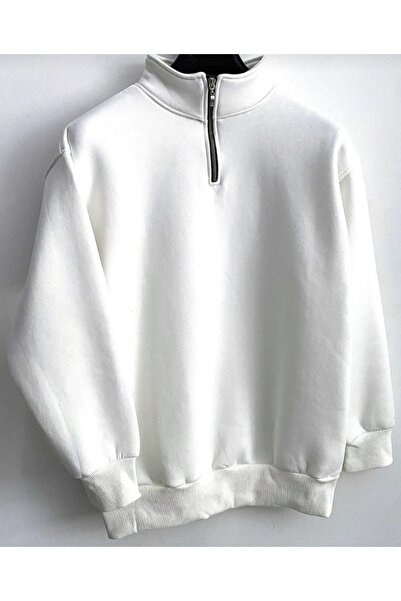 blausee wear Φούτερ Unisex με γιακά Fleece Stand - Χειμερινό με μισό φερμουάρ