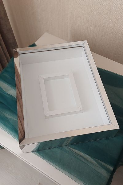 Verda Çerçeve 30x40 Cm Rama de memorie pentru depozitare trandafiri cu sectiune foto - Rama de memorie de 6 cm Cutie de trandafiri