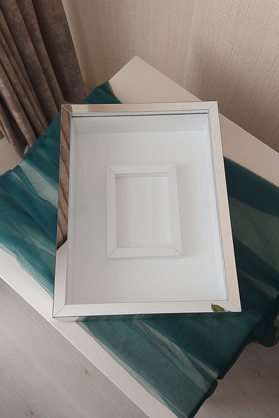 Verda Çerçeve 30x40 Cm Rama de memorie pentru depozitare trandafiri cu sectiune foto - Rama de memorie de 6 cm Cutie de trandafiri