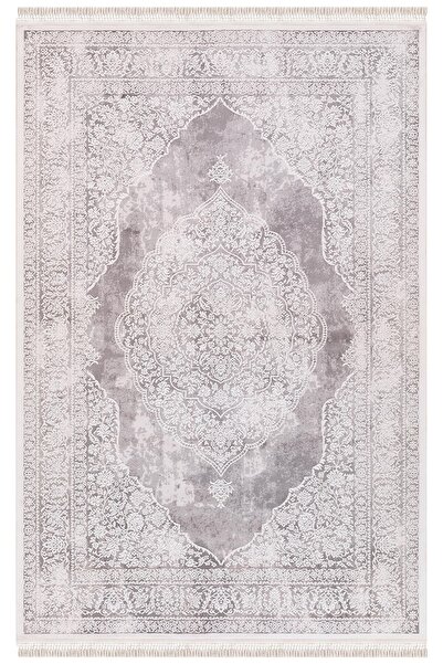 İpek Halı Blossom 13637 Bambu Halı Gri Vizon