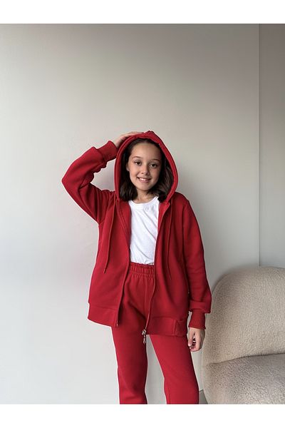 COSMOS BOX GIRL'S ZIPPERED TRACKSUIT SET-CB