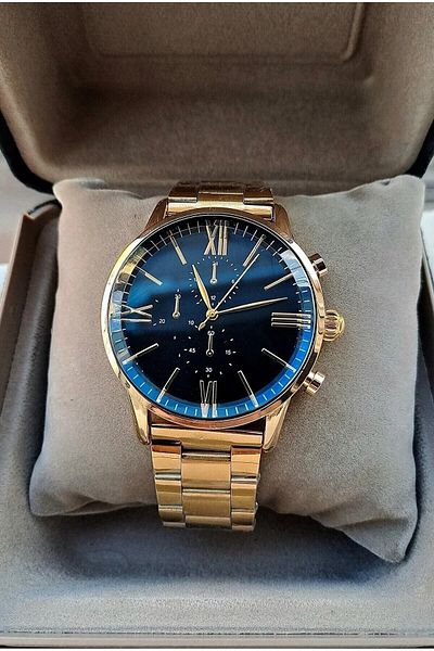 Bimodabu Roman Numeral Men's Clock