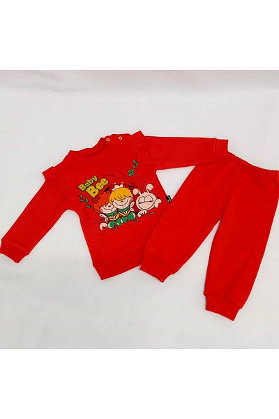 MİNİSHOOW Seasonal interlock baby set