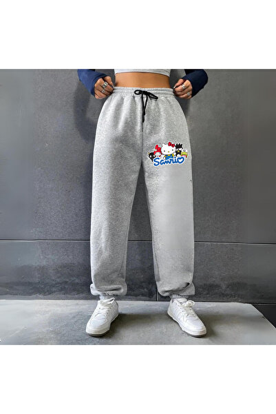 Toum Φούτερ με στάμπα FASHION Sanrio Unisex γκρι