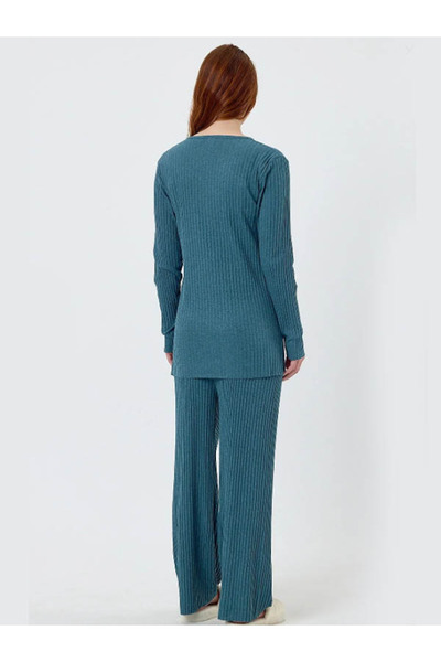 Ladytime Set de pijamale de damă din Lycra cu mânecă lungă sezonieră 2026