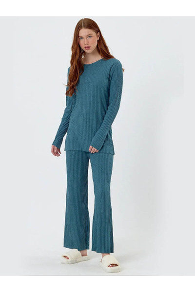 Ladytime Set de pijamale de damă din Lycra cu mânecă lungă sezonieră 2026
