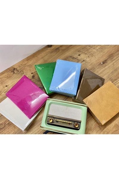 AS TİCARET 100 Piece Skin Cloth Photo Album