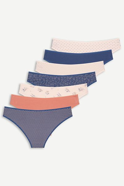 Rubina Secret ™ Chiloți din bumbac pentru femei, pachet de 7| Chiloți de damă respirabili din bumbac