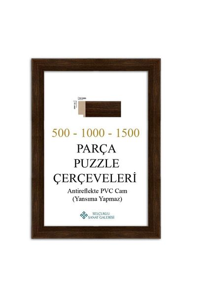 AS TİCARET Puzzle Frame 30 Mm 60x85 Cm (1500 Pieces) Brown