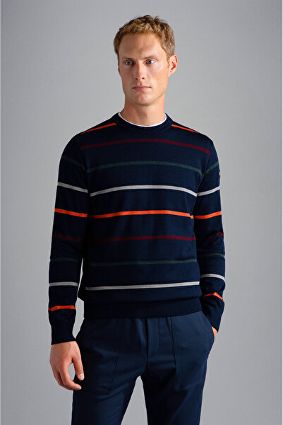 PAUL&SHARK MEN'S KNITTED ROUNDNECK C.W. WOOL