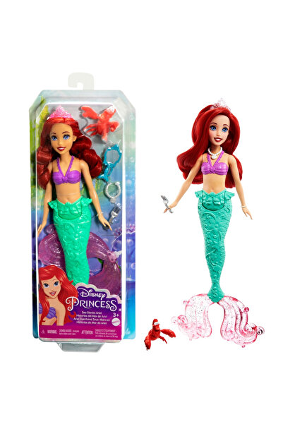 Disney Prenses Denis Kızı Ariel Ve Aksesuarları HLW34