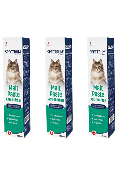 Spectrum Care Anti-Hairball Kedi Tüy Yumağı Önlemeyi Destekleyen Malt Macunu ...
