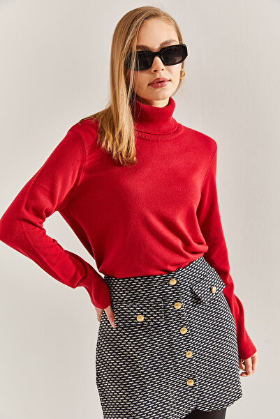 Bianco Lucci Női garbós kötöttáru pulóver