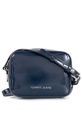 Tommy Hilfiger Kad n Deri Marka Logolu Fermuarl Gunluk Kullan m Lacivert Omuz Cantas AW0AW15826 C1G Fiyat Yorumlar Trendyol