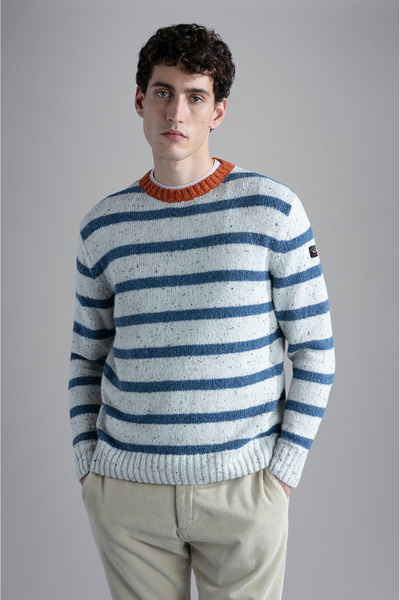 PAUL&SHARK MEN'S KNITTED ROUNDNECK C.W. WOOL