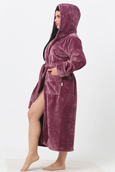 Nuşa Hooded Raschel Dressing Gown